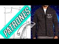 MOLDE DE CHAQUETA O SUDADERA PARA HOMBRE PASO A PASO|Tips De Confección