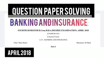 Banking and insurance/important questions/4th sem/calicut university/Minority college