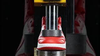 Nike shoes win vs hydraulic Press machine is loss