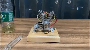 Hoglet V-twin Engine with Kick Starter - EngineDIY