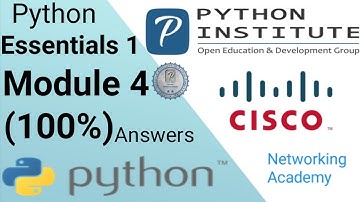 #Python Essential part-1 Module 4 quiz Test Answers | PCAP - Programming Essentials in Python #Cisco