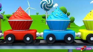 Learn Shapes and Colors with Train for Kids