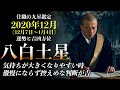 住職の九星鑑定【八白土星】2020年12月の運勢、吉凶方位