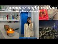 Summer night routine living alone diaries