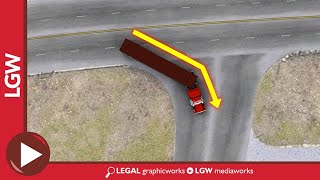 Truck Turning Radius 3D Animation
