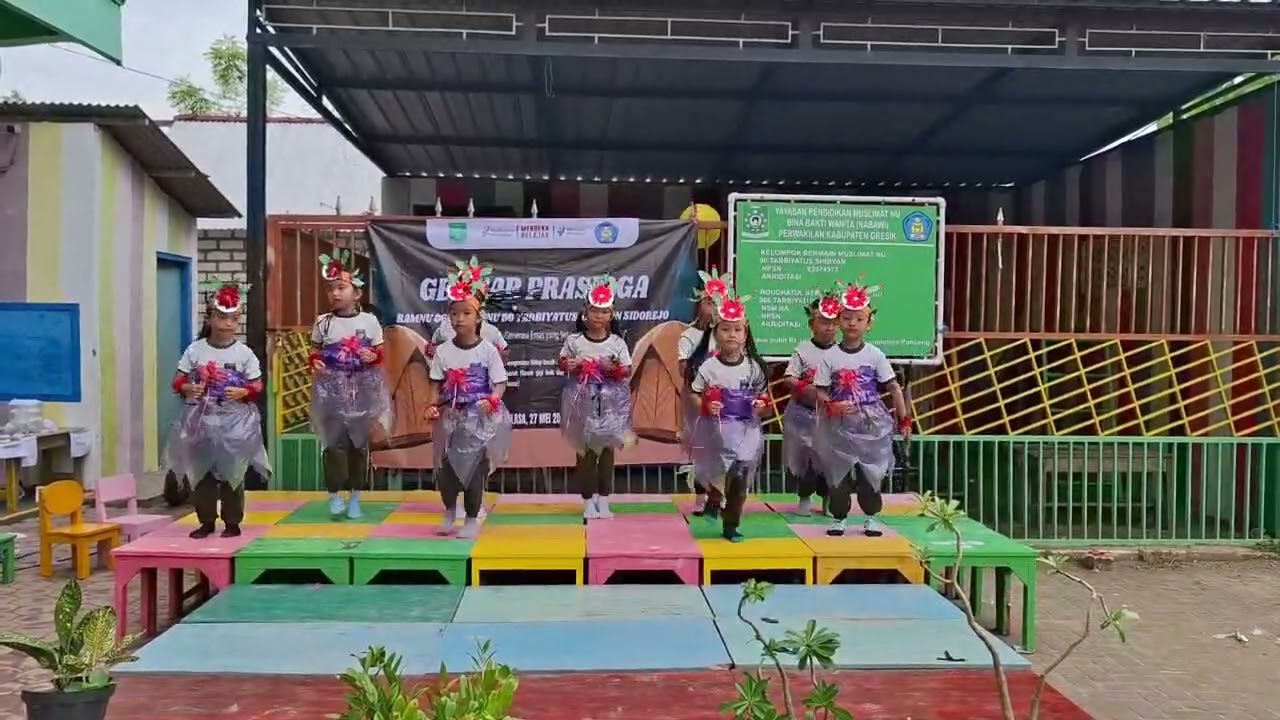 Tari Squid Game | Gebyar Prasiaga 2025 | RA Sidorejo Panceng