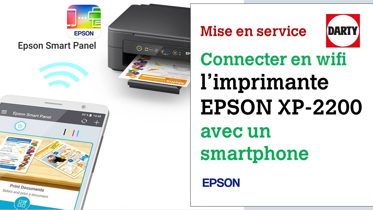 Configurer le Wifi Direct d'une imprimante Epson XP-2200 