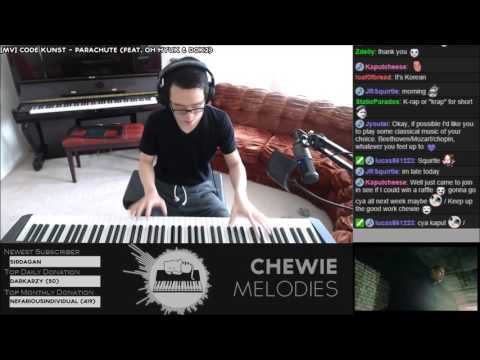 Code Kunst - Parachute piano playover