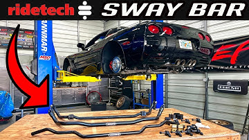 BEST C5 C6 CORVETTE UPGRADED SWAY BAR INSTALL RIDETECH