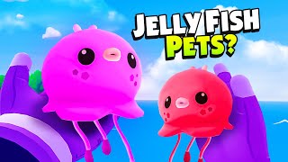My JELLY FISH PETS Can Make Magic Crystals! - Garden of the Sea VR screenshot 2