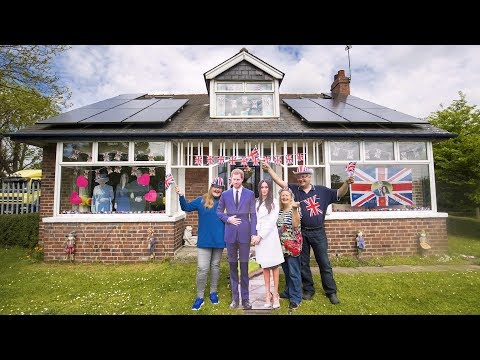 Couple Decks Out Their House with Decorations for Royal Wedding