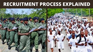 The GHANA ARMED FORCES RECRUITMENT PROCESS - Detailed Explanation