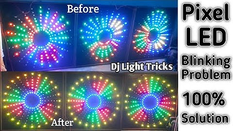 Pixel Led Ring Bord Blinking Problem fix 100% solution || Dj Light Tricks