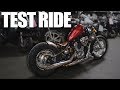 Honda Shadow Bobber Build - TEST RIDE! | Ep. 4