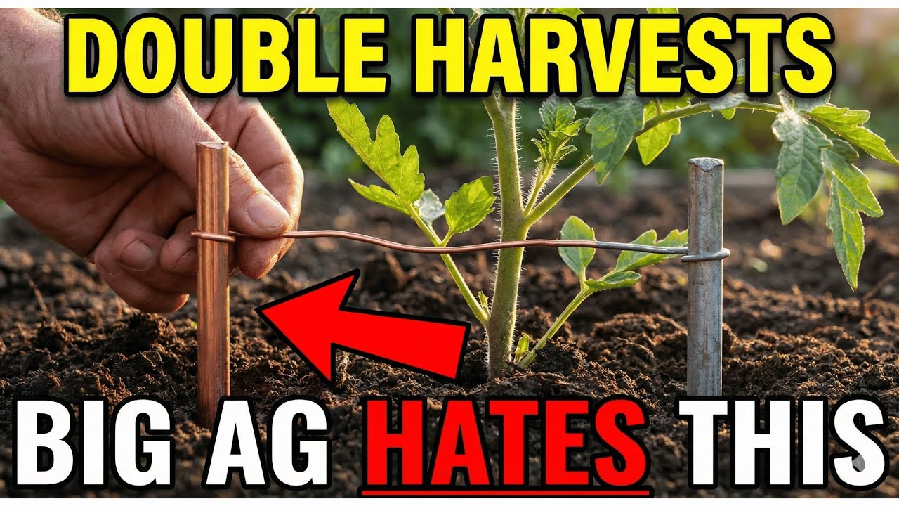 Stop Buying Fertilizer. Connect These 2 Metals for Double Harvests (The Earth Battery)