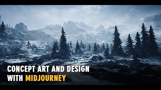 Creating Concept Art and Design Ideas with MidJourney AI