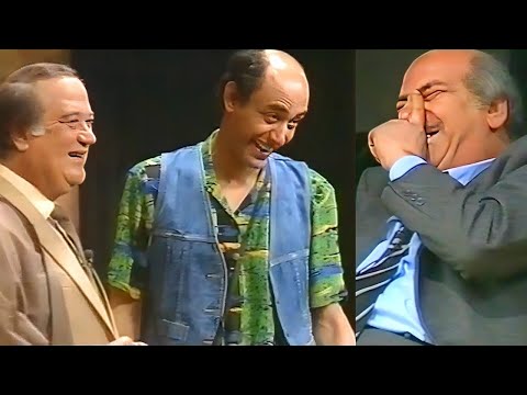 حسن عابدين مش قادر يكمل المشهد من الضحك لما احمد بدير وحسن حسني خرجوا عن النص كده هنتسجن يعم حسن