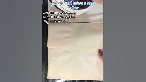 How to take an Emboss Resist background a step further #cardmaking #shorts #heatembossing