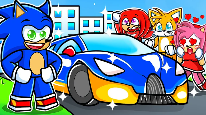 I Spent $1,000,000 On The NEW SONIC CAR In Roblox DRIVING EMPIRE!