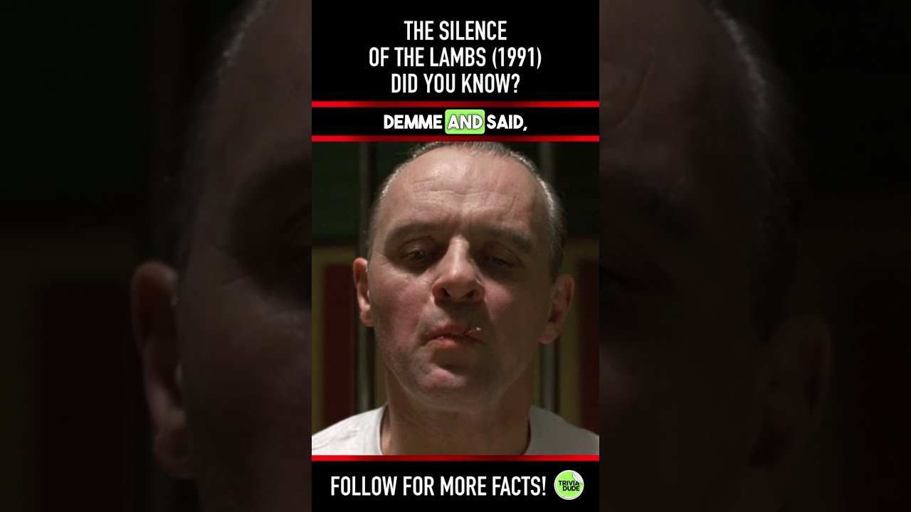 Did You Know THIS About THE SILENCE OF LAMBS 1991 Movie Facts Trivia 9