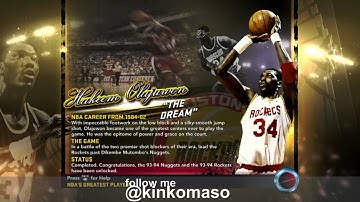 NBA 2K12 - NBAs Greatest Mode