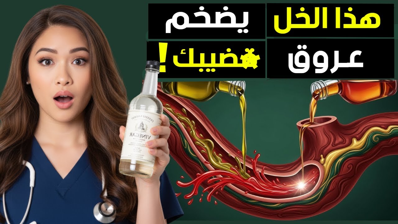 للرجال كبار السن: لا تستخدم زيت الزيتون وحده أبدًا! استخدم الخل لزيادة كبيرة في تدفّق الدم !!