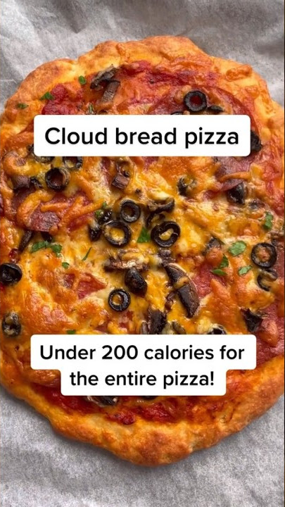 Cloud bread pizza recipe