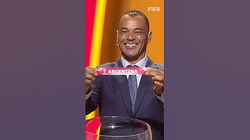 Thumbnail of Cafu's #FinalDraw reactions are the best thing ever! 🇧🇷 | #Shorts