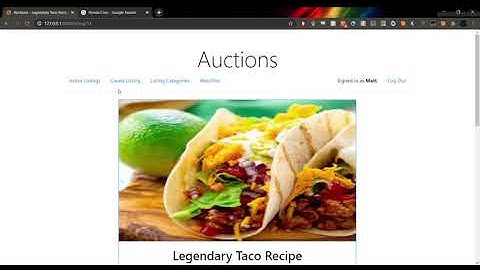 [CS50Web] Project 2 - Commerce