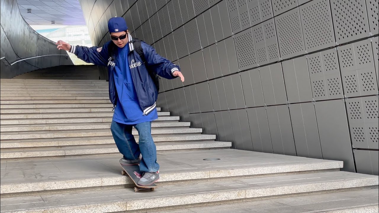 스케이트보드 타고 동대문 스트릿 with. LA스케잇 조교