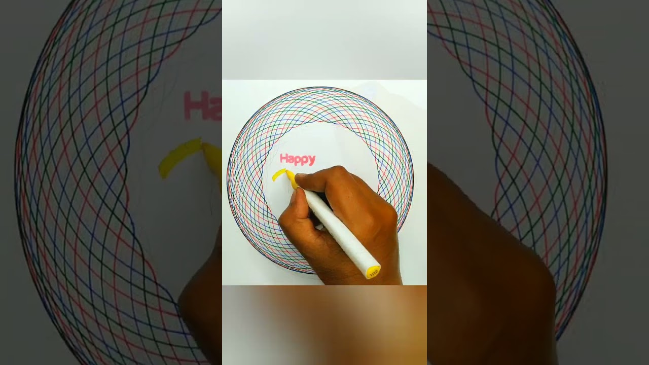 Diwali special spirograph satisfying drawing art #shorts #spirograph  #drawing #diwali #diwalispecial 