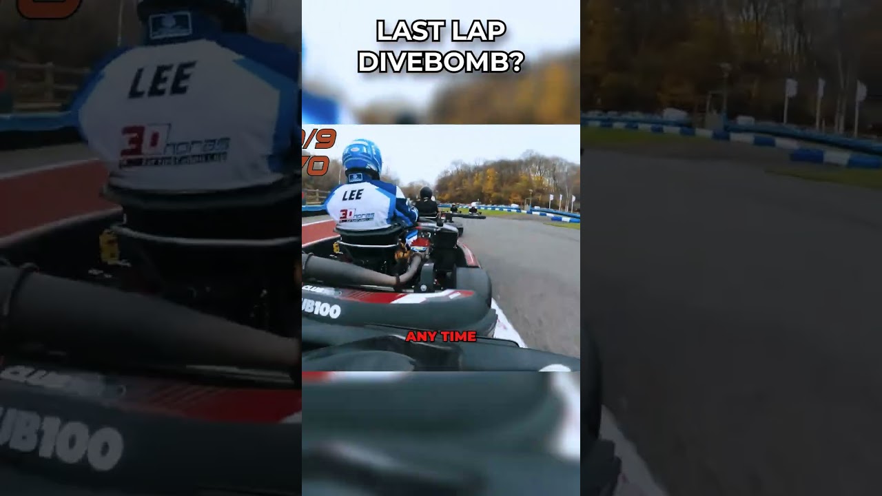 LAST LAP DIVEBOMB? 💪#karting #buckmorepark #racing #kart #racingkart