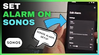 Add an alarm to your Sonos speaker