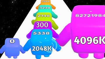 Level Up Numbers vs Hole Merge Run - Level Up Number (Freeplay, Max Level) New Update