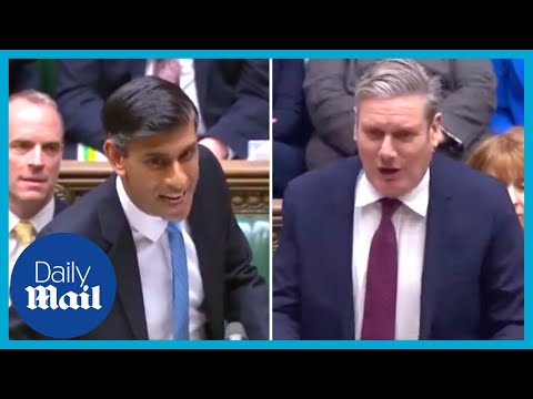 Rishi sunak and keir starmer share feisty exchanges | pmqs today in full