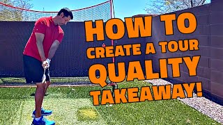 Want a TOUR TAKEAWAY to start your golf swing?