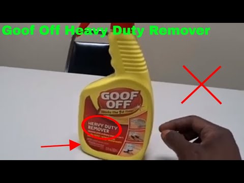 ✅ Goof Off Heavy Duty Remover Review를 사용하는 방법