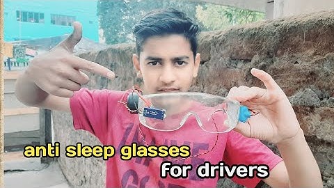 anti sleep alarm glasses | eyes blinking project without using arduino | anti slip device For driver
