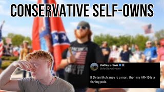 ELON MUSK IS AN NPC | CONSERVATIVE SELF-OWNS