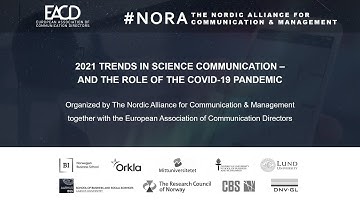 2021 Trends in Science Communication – and the role of the Covid-19 pandemic