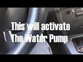 How to  Burp trapped air from BMW Cooling System/Water Pump test