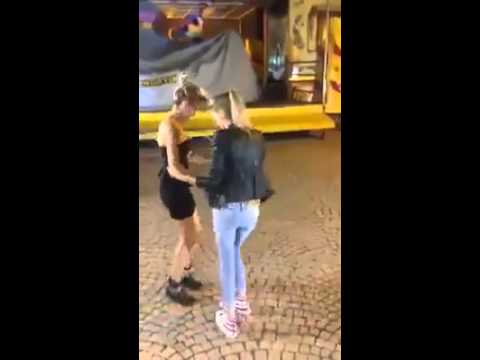 Kick Ass Girls Dancing to Dion \
