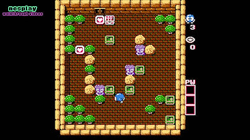 Adventures of Lolo Walkthrough [Floor 8-3]