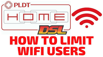 How To Limit Wifi Users To Your PLDT HOME DSL 2018