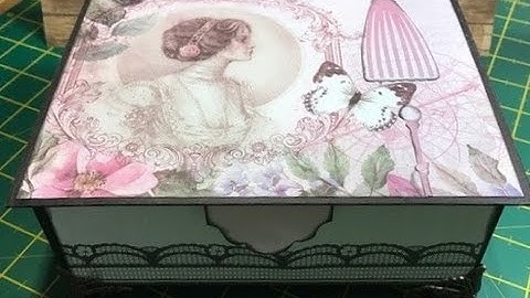 Large Keepsake Box: Jen of Eve DT: January Project.