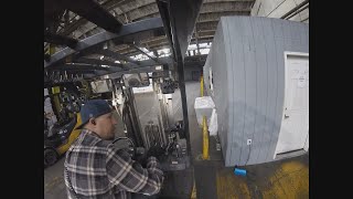 Quick forklift load