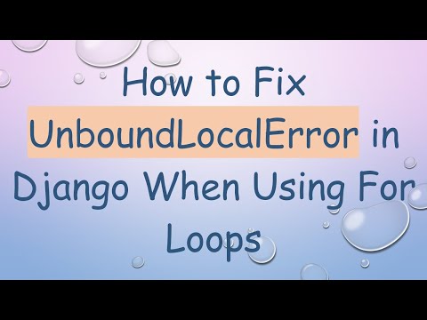 How to Fix