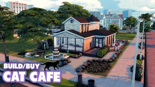 The Sims 4 but BUILDING A CAT CAFE