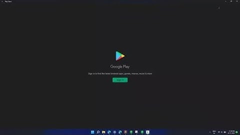 How to install Google Apps (Play Store) on WSA (Windows Subsystem Android)