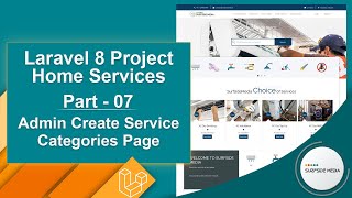 Laravel 8 Project Home Services - Admin Create Service Categories Page
